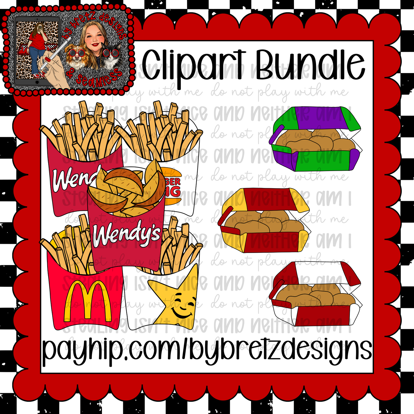 Fast Food Clipart Pack
