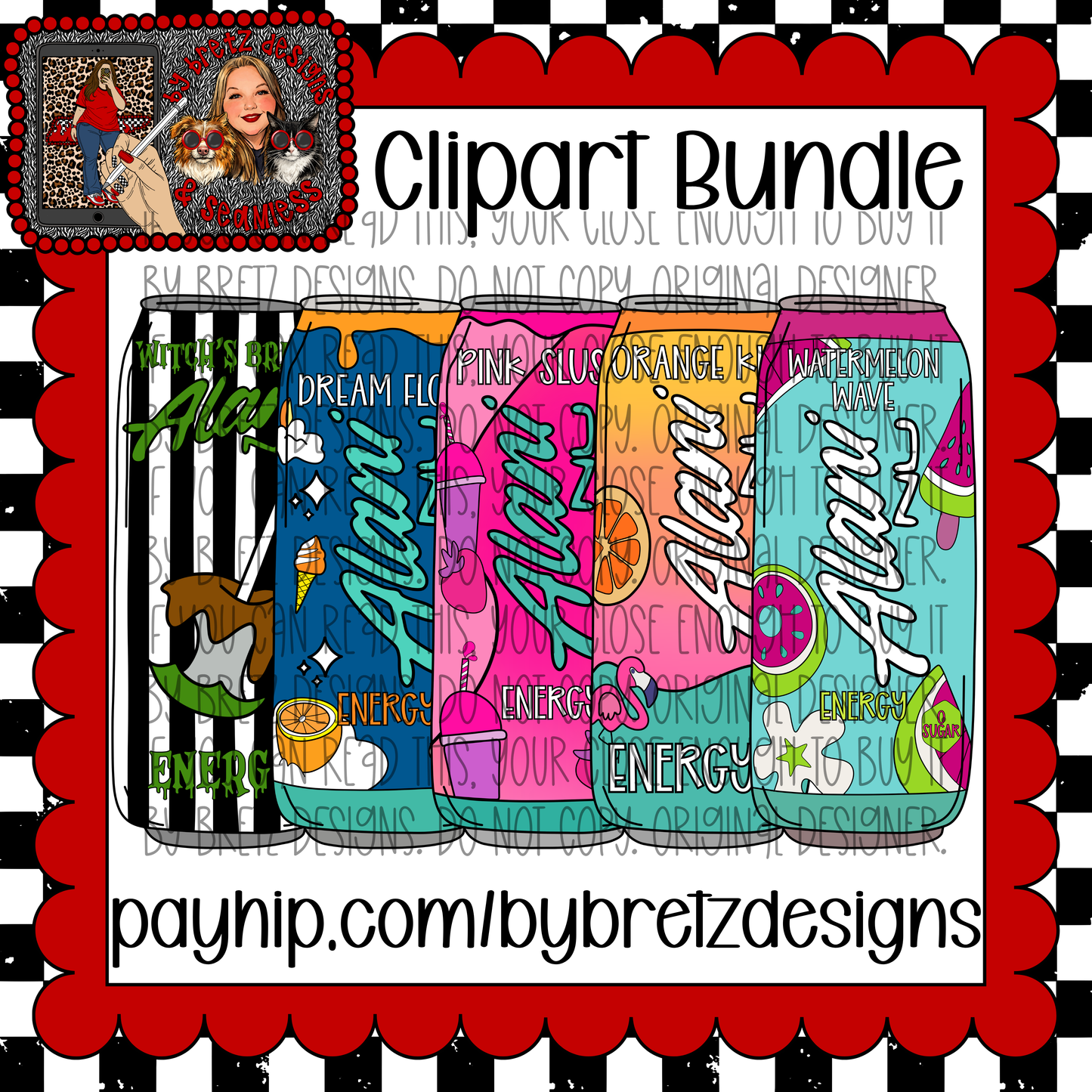 Alani Can Clipart Pack