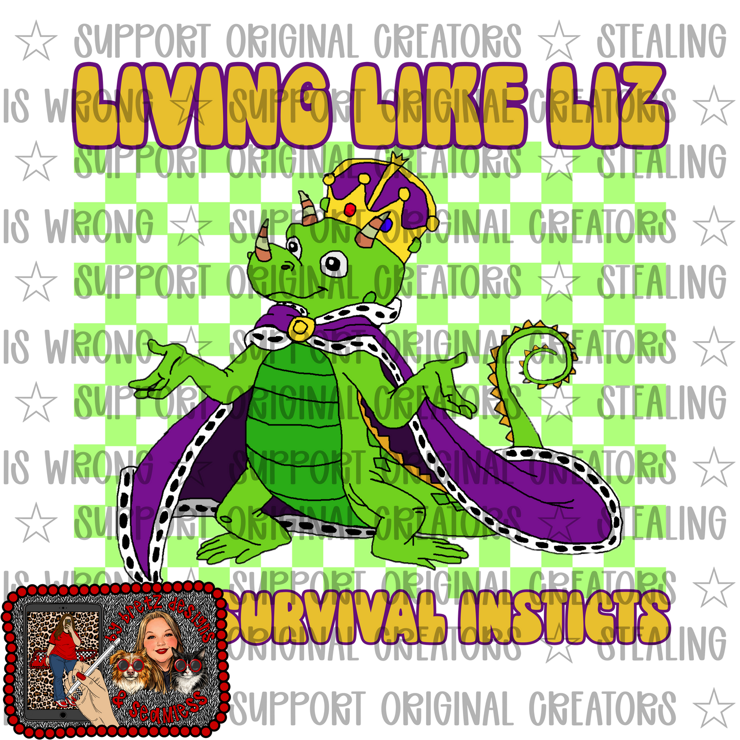Livin like Liz PNG