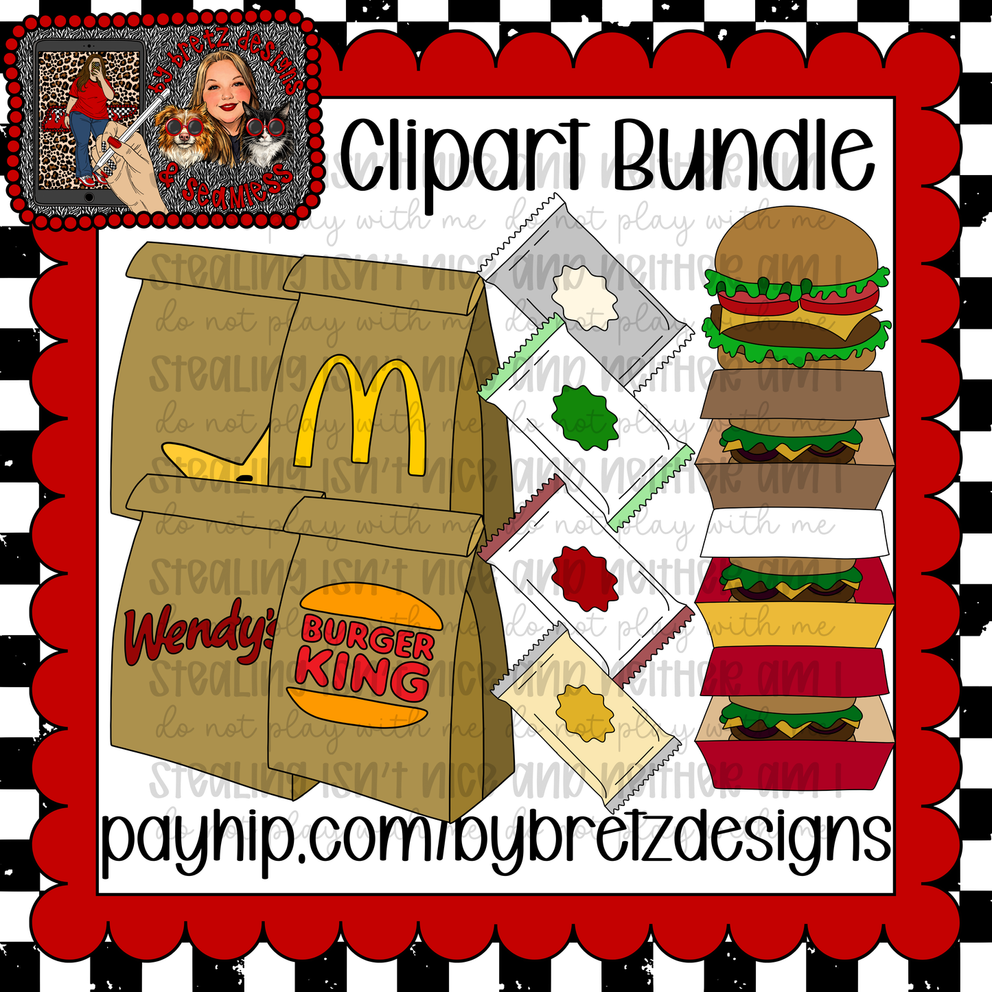 Fast Food Clipart Pack