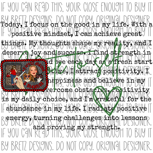 Note to Self PNG